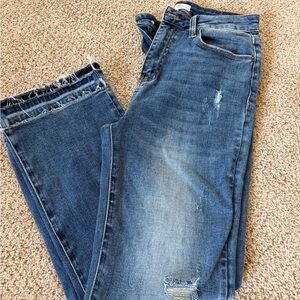 Risen Distressed Blue Jeans size 11